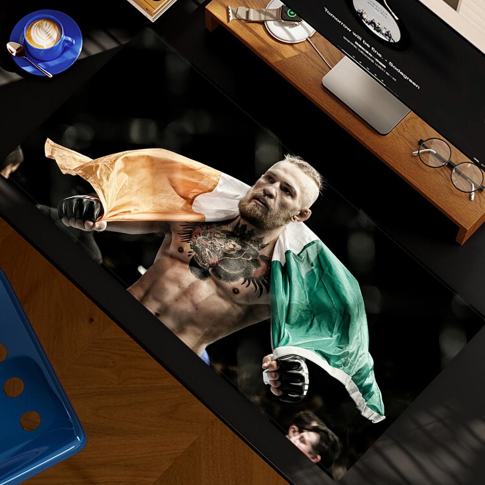 Keyboard Gaming Mac - C-Conor M-McGregor マウスパッド XXL コンピュータアクセサリー大型キーボードラップトップテーブルパッド新製品ゲーマーゲーム