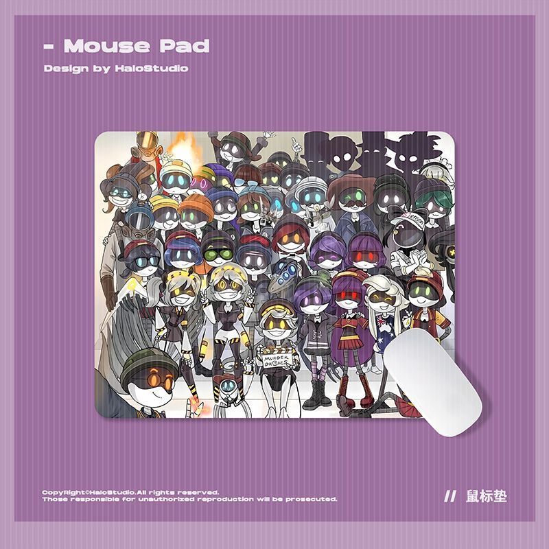 Gaming Keyboard And Mouse Pad - アニメマーダードローンズグッズマウスパッドオフィスデスクライティングマット漫画装飾キーボードマットラップトップゲームデスクトップ用