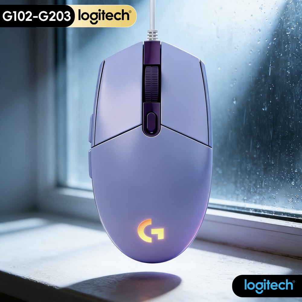Logitech Mouse G203 - G102 ロジクール G203 RGB ゲーミングマウス、プロディジー シリーズ、高精度トラッキング、カスタマイズ可能なボタン、eスポーツ向け