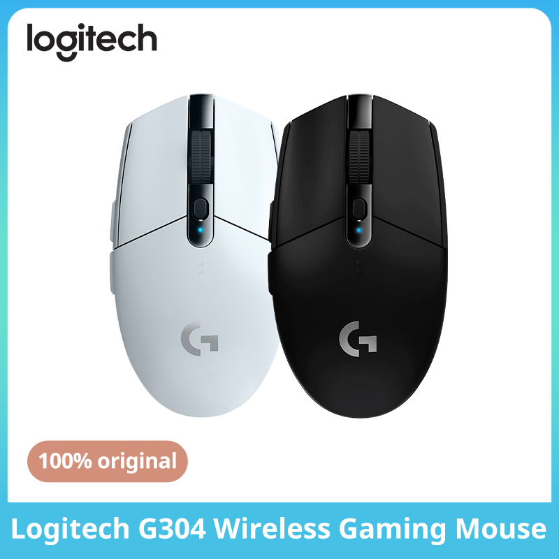 Logitech Mouse G203 - Logitech g304光速ワイヤレスゲーミングマウス6つのプログラム可能なボタン12000dpiバッテリーusbストックrgbワイヤレスマウス