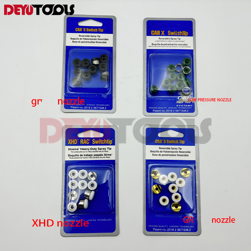 Gasket Mount Kit - エアレススプレーチップシール XHD、グラコ、ワグナーチップガードシール（10個入り1パック）エアレススプレーガンチップホルダー用