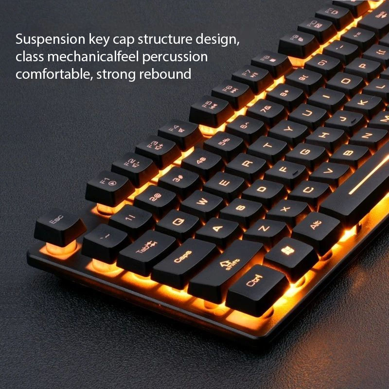KM320 キーボードとマウスセット防水発光ゲームバックライ - Gaming Keyboard Mouse Wireless のレビューと価格