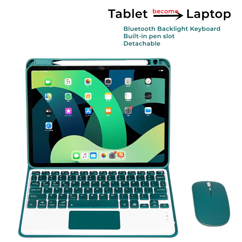 バックライトキーボードケースマウス Xiaomi Pad 8 - Gaming Keyboard Mouse Wireless のレビューと価格