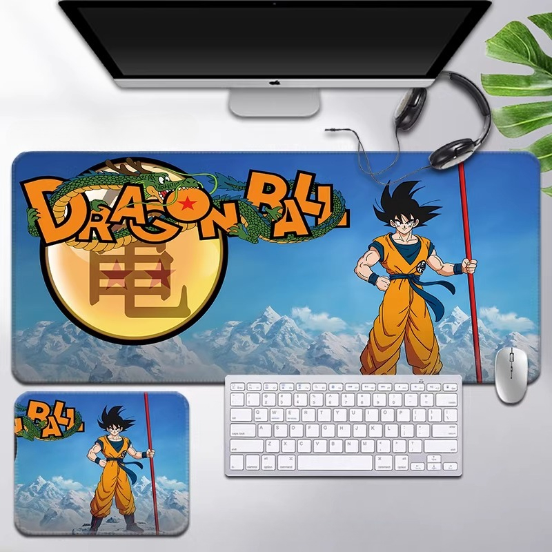漫画 HD プリントドラゴンボールレザーマウスパッド孫悟空ス - Gaming Keyboard And Mouse Pad のレビューと価格
