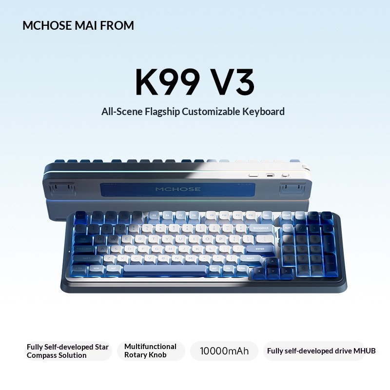MCHOSE K99 V3 カスタマイズ可能なメカニカルキー - Gaming Keyboard Mechanical のレビューと価格