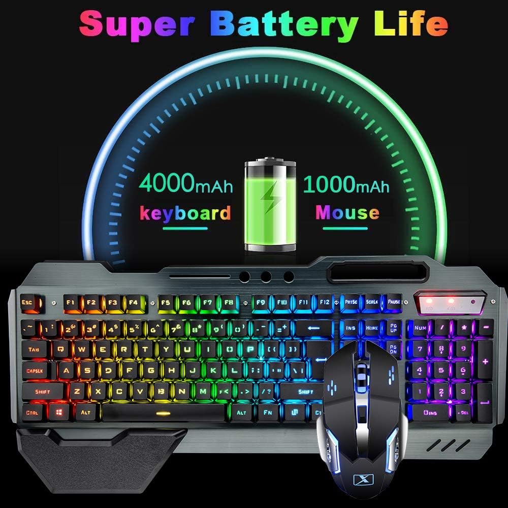 K680ワイヤレスゲーミングキーボードとマウスの組み合わせ、 - Gaming Keyboard Mouse Wireless のレビューと価格