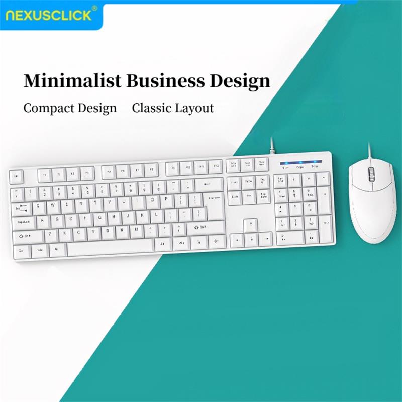 NexusClick 有線オフィスキーボードマウスコンボ、頑 - Gaming Keyboard Expensive のレビューと価格