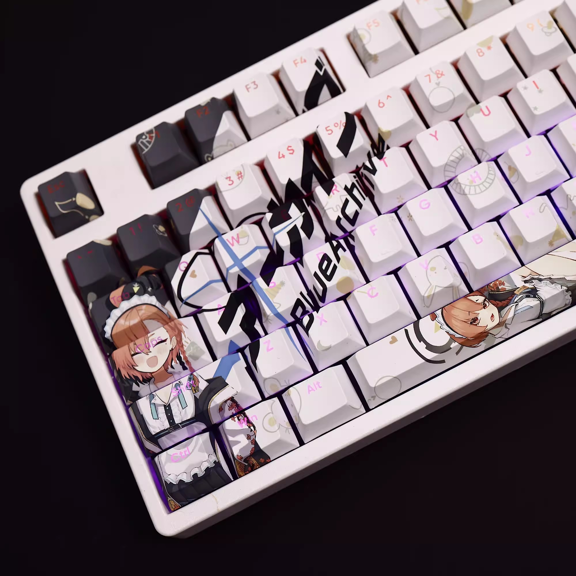 Mikamo neru-バックライト付きキーキャップ,ブルー - Gaming Keyboard Blue のレビューと価格