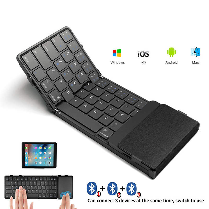 BOW 韓国/ロシア ワイヤレス折りたたみキーボード タッチ - Gaming Keyboard No Number Pad のレビューと価格