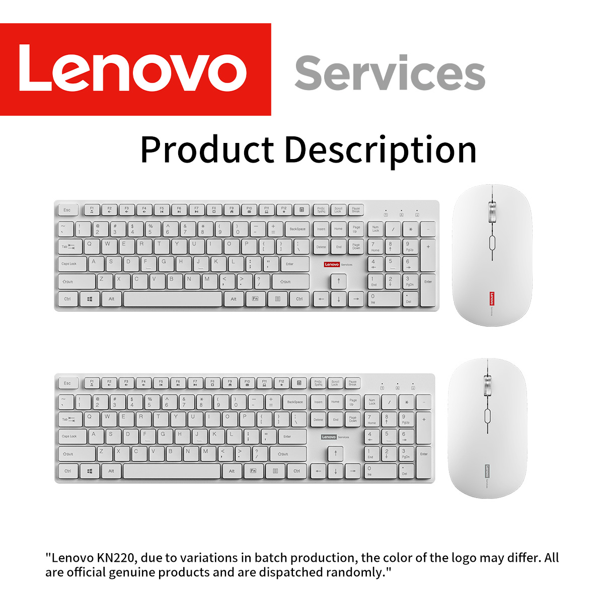 Lenovo KN220 サイレント 2.4G ワイヤレス  - Gaming Keyboard Mouse Wireless のレビューと価格