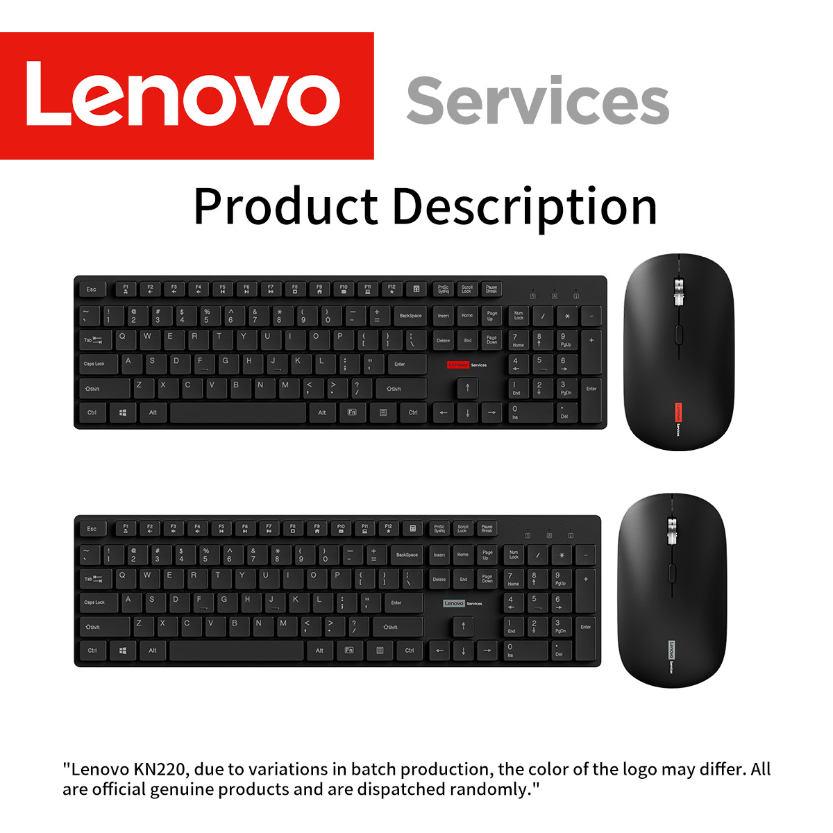 Lenovo KN220 サイレント 2.4G ワイヤレス  - Gaming Keyboard Mouse Wireless のレビューと価格