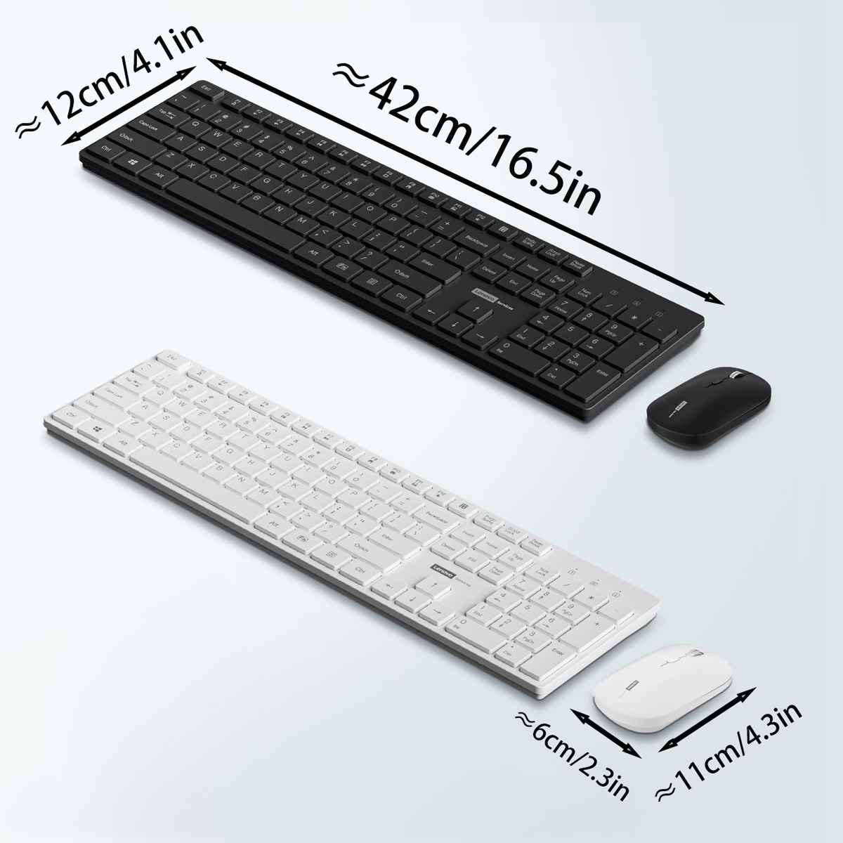 Lenovo KN220 サイレント 2.4G ワイヤレス  - Gaming Keyboard Mouse Wireless のレビューと価格