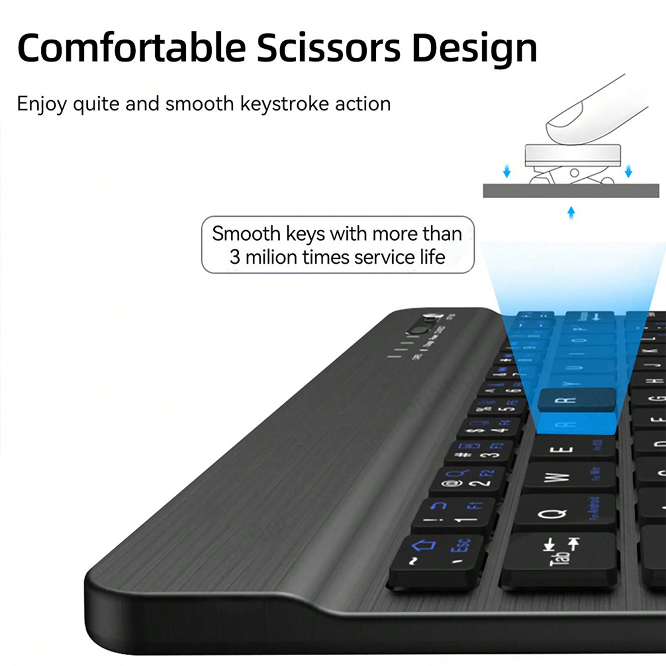 多言語キーボードタブレット Android 2025 iOS - Gaming Keyboard Wireless のレビューと価格
