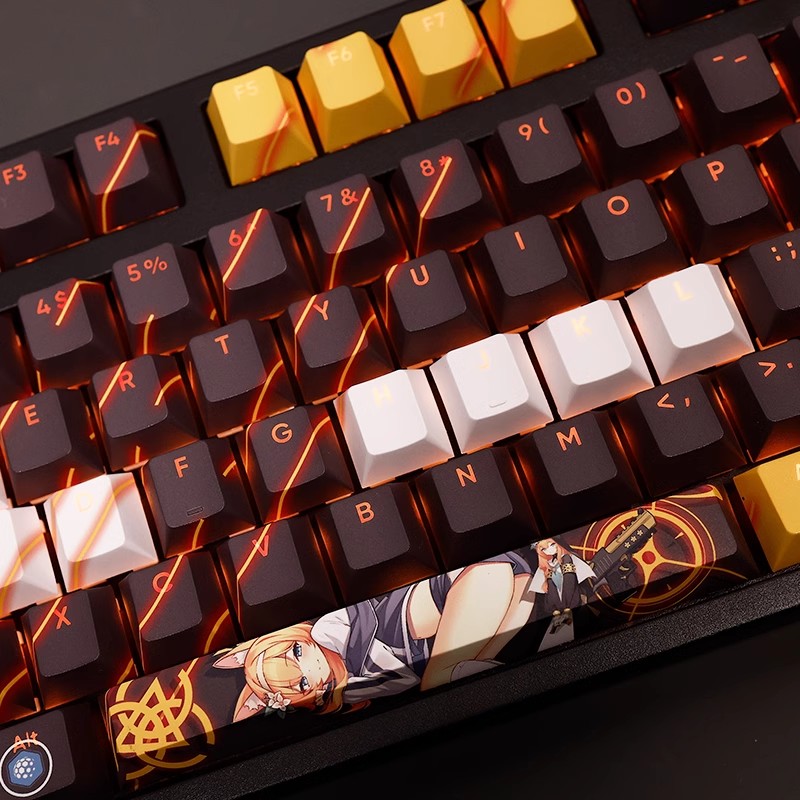キーボード,ブルーアーカイブ,ロchi,pbt,染料,ベース - Gaming Keyboard Blue のレビューと価格