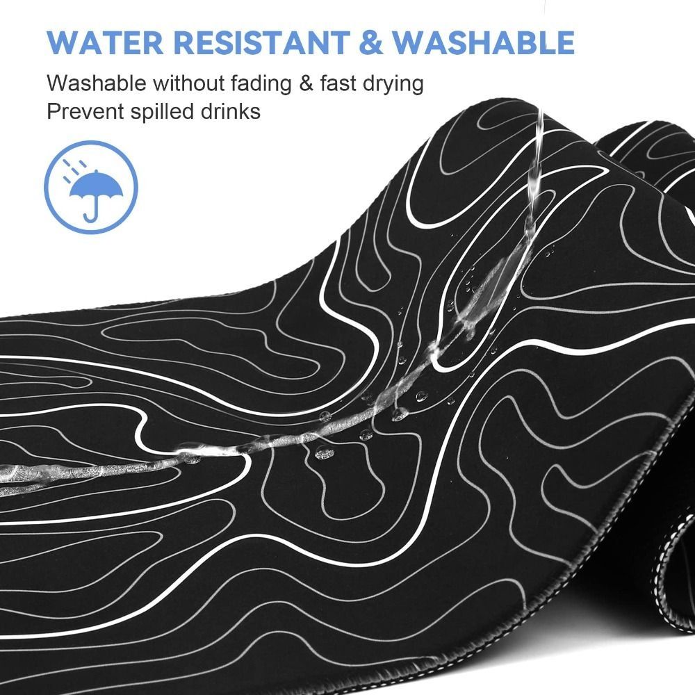 プロフェッショナルゲーミング用地形形状ゲーミングマウスパッド - Gaming Keyboard And Mouse Pad のレビューと価格