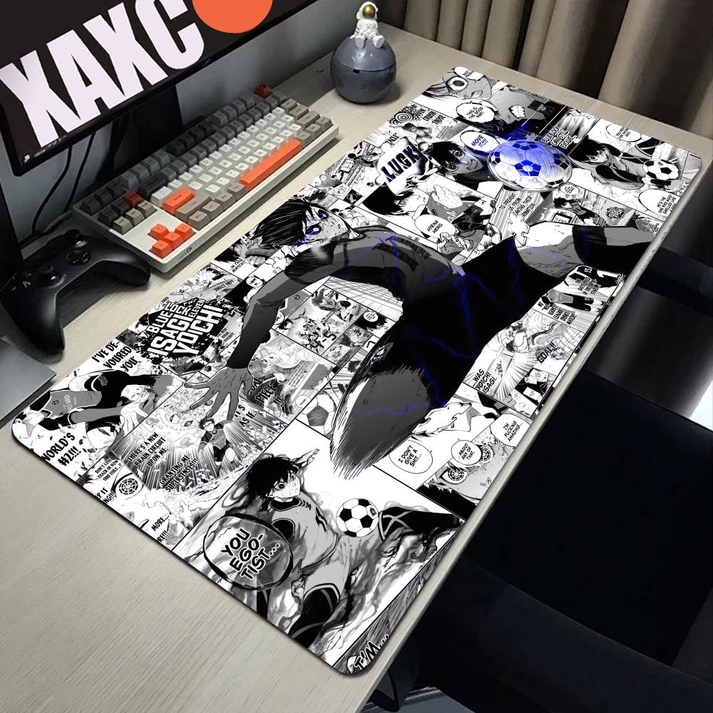 黒と白のアニメマウスパッドPC XXLゲーマーキャビネットマ - Gaming Keyboard Blue のレビューと価格