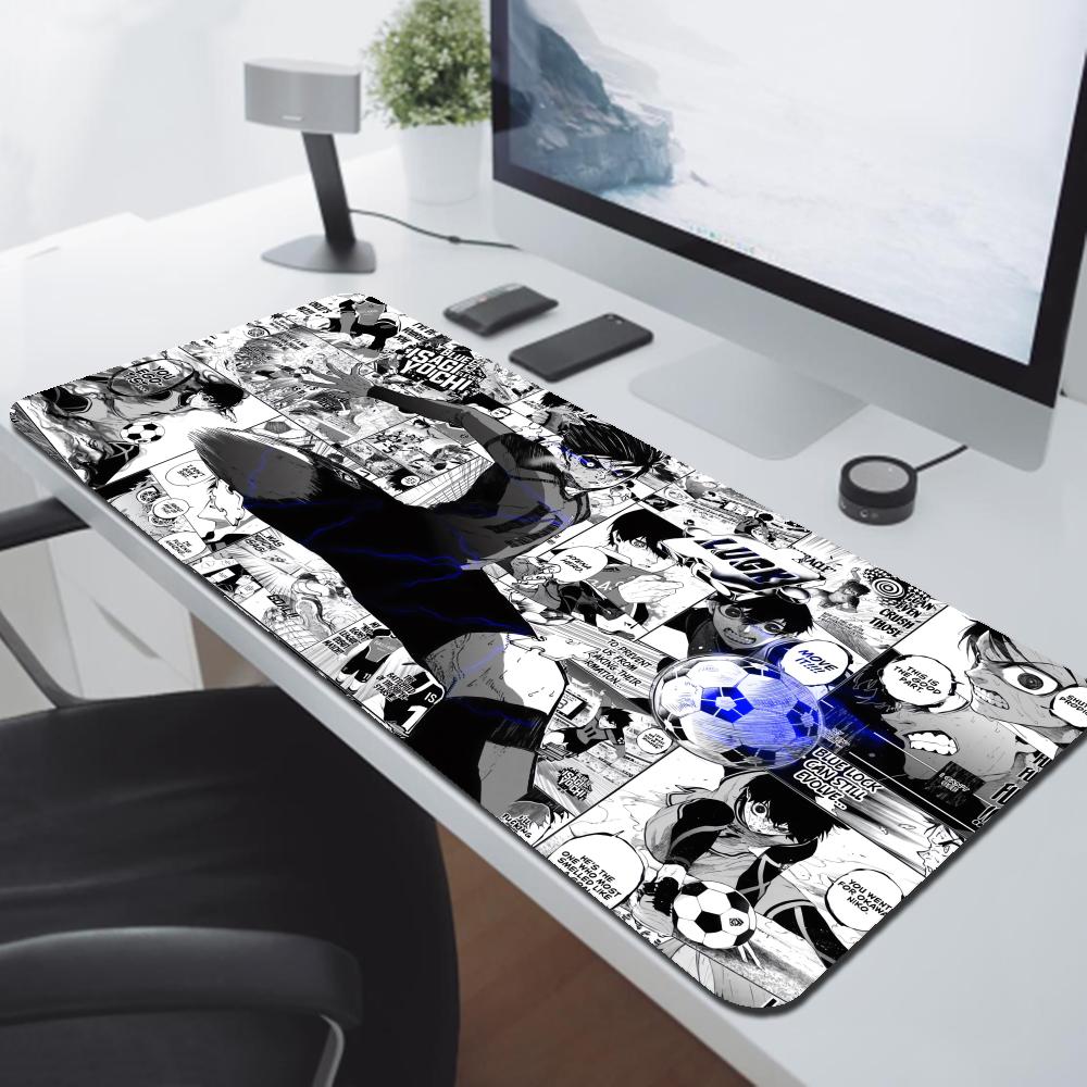 黒と白のアニメマウスパッドPC XXLゲーマーキャビネットマ - Gaming Keyboard Blue のレビューと価格
