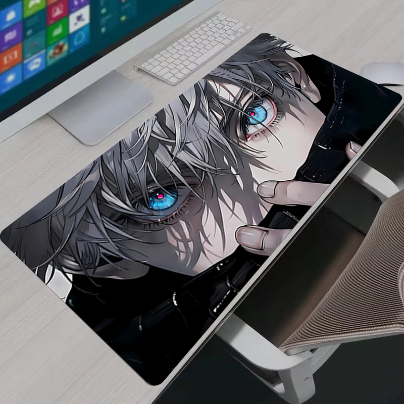 マウスパッドクールアニメ呪術廻戦五条悟大型ゲーミングマウスパ - Gaming Keyboard Noise のレビューと価格