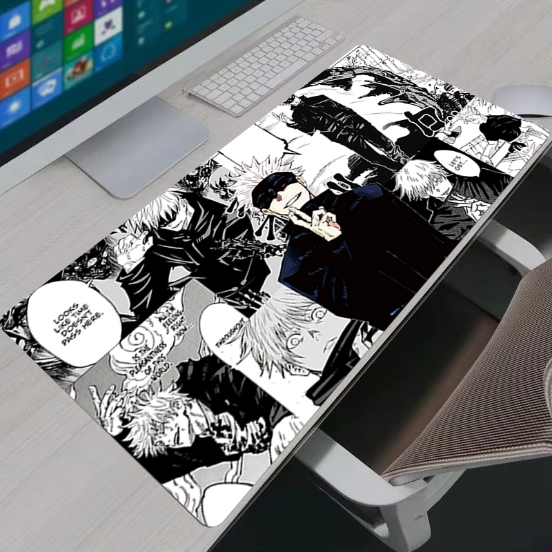 マウスパッドクールアニメ呪術廻戦五条悟大型ゲーミングマウスパ - Gaming Keyboard Noise のレビューと価格