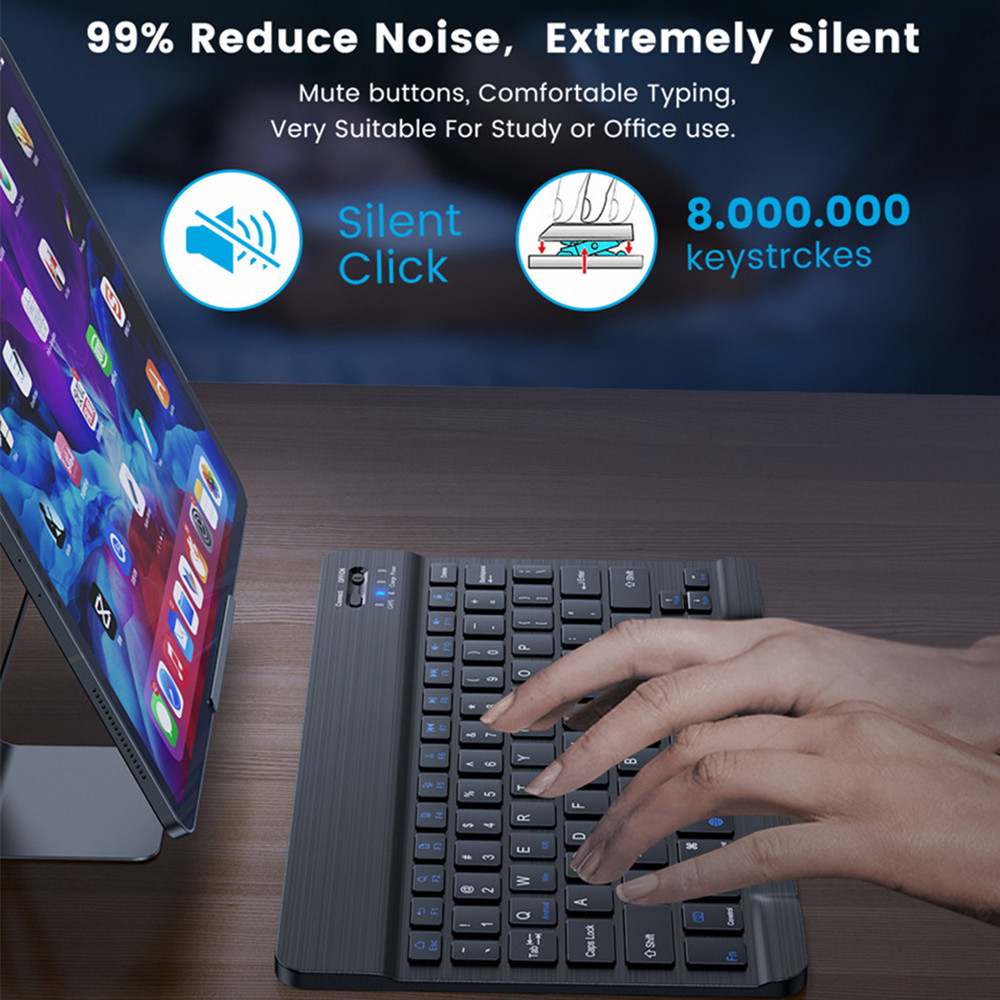 10 インチワイヤレス Bluetooth ミニキーボード  - Gaming Keyboard Wireless のレビューと価格