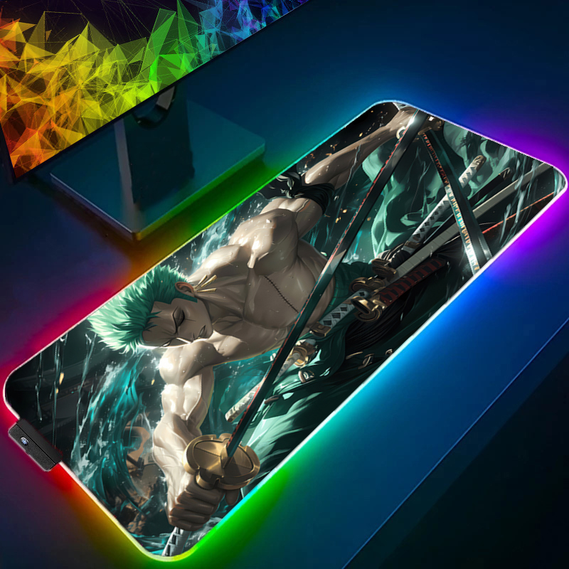 ワンピースゾロマウスパッド RGB ゲームアクセサリー Ga - Gaming Keyboard Noise のレビューと価格