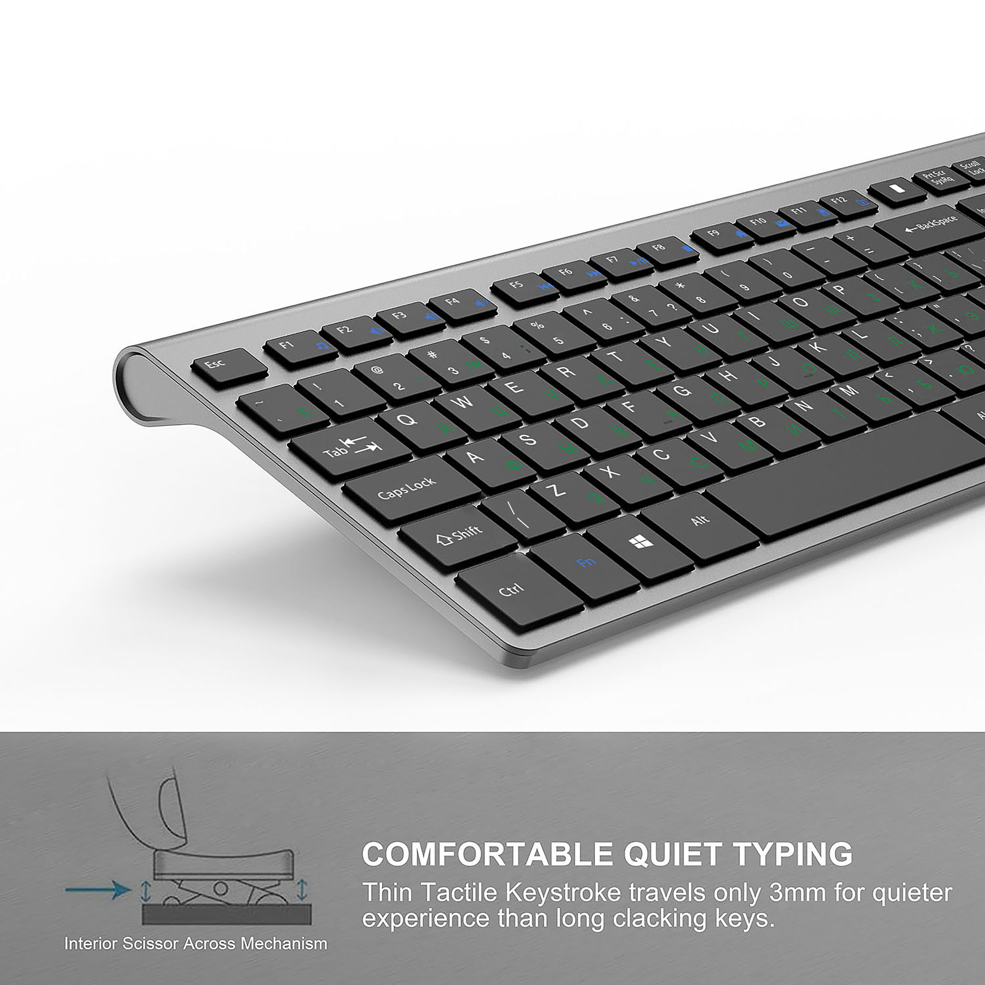 2.4g充電式ワイヤレスキーボードとマウスセット,コンピュー - Gaming Keyboard Mouse Wireless のレビューと価格