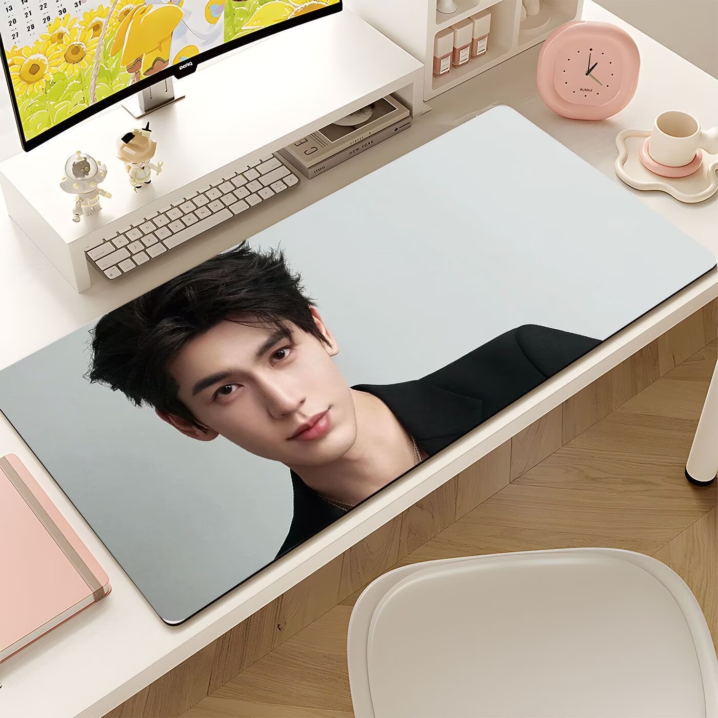 張玲河の特大マウスパッド、有名人小説の男性主人公キーボードパ - Gaming Keyboard And Mouse Pad のレビューと価格