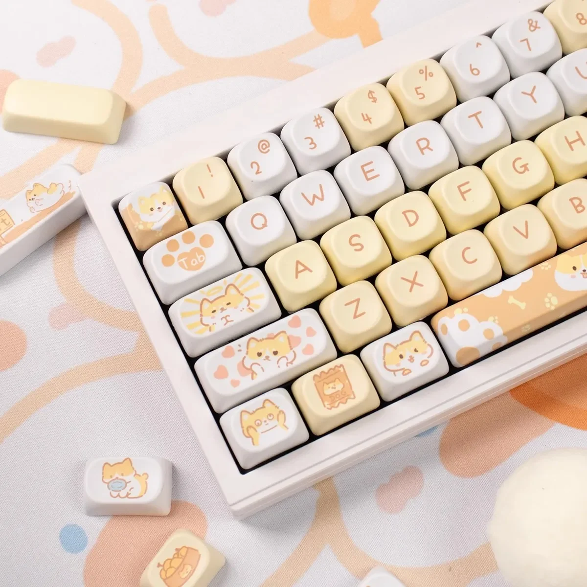 2026 新しい 95 キー MOA プロファイル柴犬キーキ - Gaming Keyboard 2026 のレビューと価格