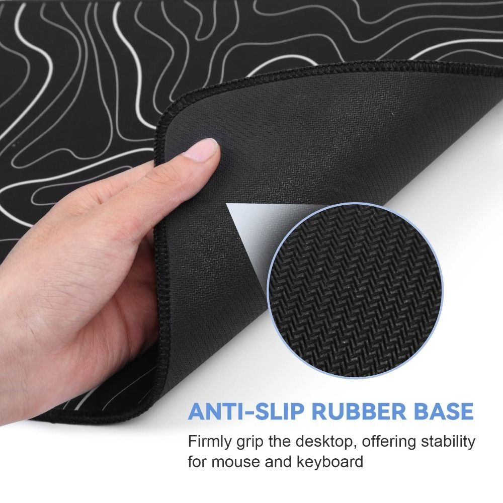 プロフェッショナルゲーミング地形形状ゲーミングマウスパッド滑 - Gaming Keyboard And Mouse Pad のレビューと価格
