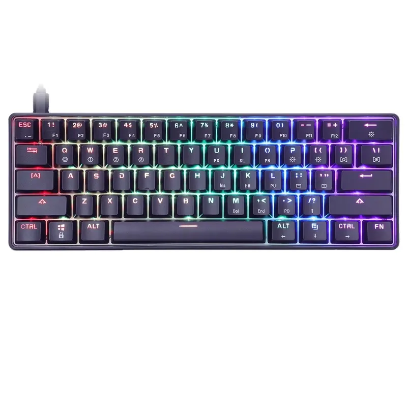 ドロップシッピング Skyloong Gk61 Sk61 R - Gaming Keyboard Mechanical のレビューと価格