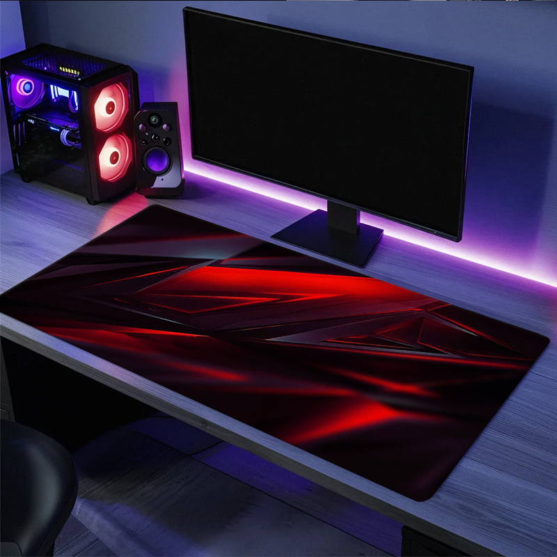 マウスカーペット マウスパッド ゲーマー 3D エッジ コー - Gaming Keyboard Mouse のレビューと価格